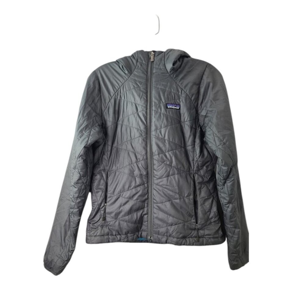 Patagonia Women's Gray Diamond Cut Thermal Quilted Puffer Jacket Size XS